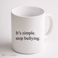 Its Simple Stop Bullying Anti Bully Coffee Mug thumb 1