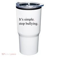 Its Simple Stop Bullying Anti Bully Tumbler thumb 0