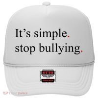 Its Simple Stop Bullying Anti Bully Hat thumb 0