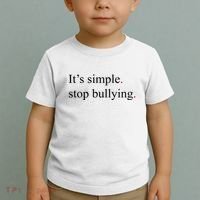 Its Simple Stop Bullying Anti Bully Toddler T-Shirt thumb 2