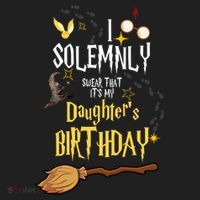 I Solemnly Swear That It's My Daughter's Birthday Tumbler thumb 3