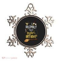 I Solemnly Swear That It's My Daughter's Birthday Ornament thumb 0