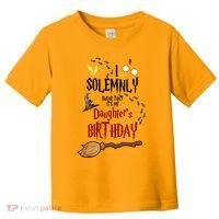 I Solemnly Swear That It's My Daughter's Birthday Toddler T-Shirt thumb 0
