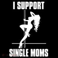 I Support Single Moms Doggie Tank thumb 4