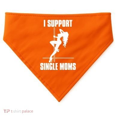 I Support Single Moms USA-Made Doggie Bandana