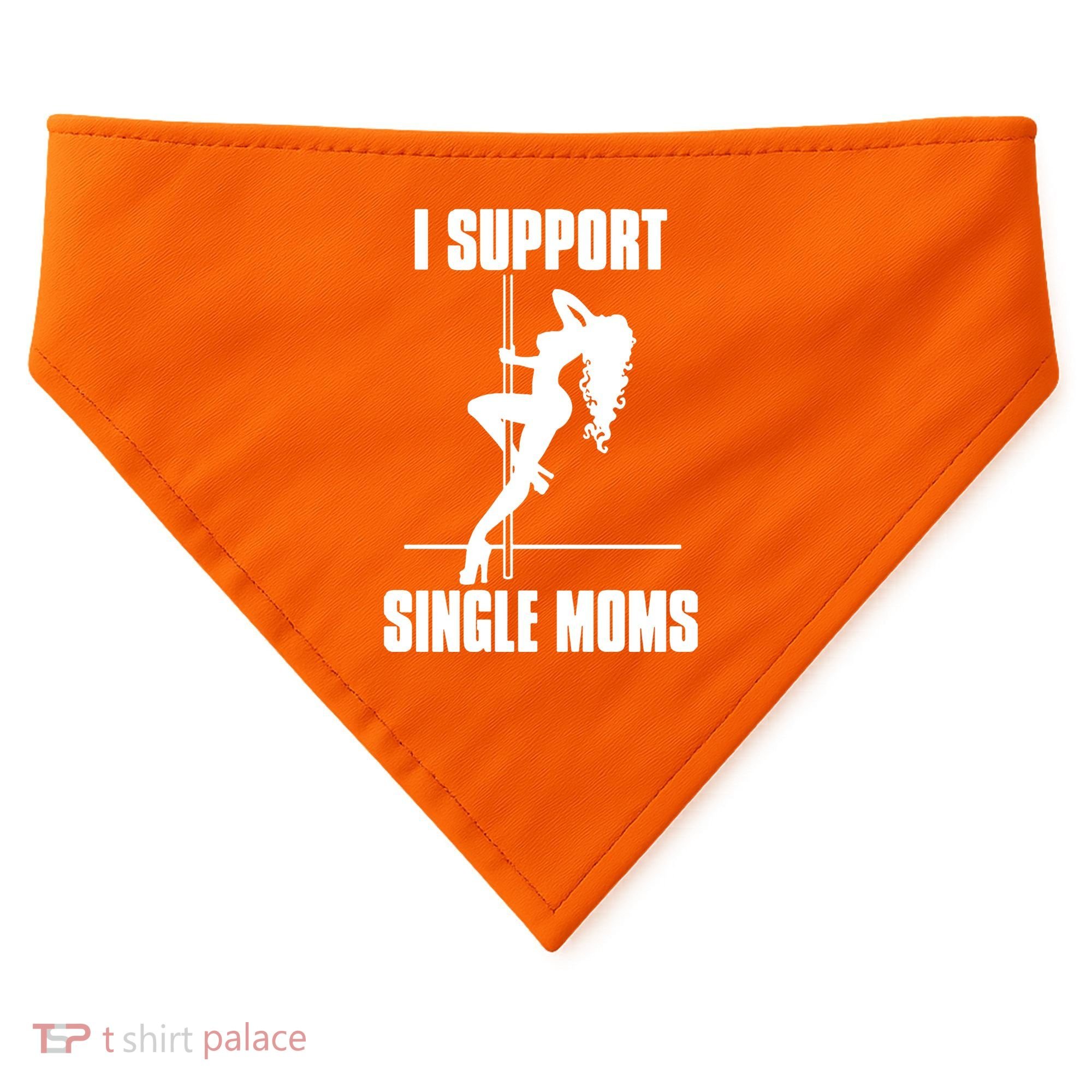 I Support Single Moms USA-Made Doggie Bandana