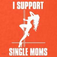 I Support Single Moms Button thumb 1