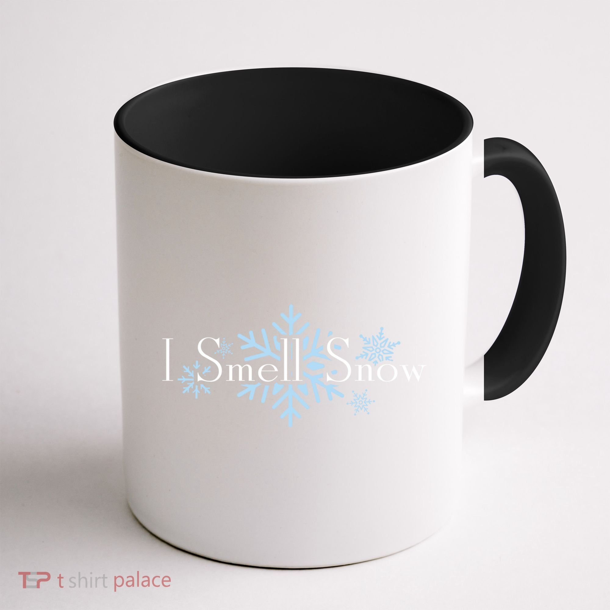 I Smell Snow Winter Christmas Holiday Snowflake Coffee Mug