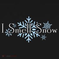 I Smell Snow Winter Christmas Holiday Snowflake Coaster thumb 2