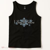 I Smell Snow Winter Christmas Holiday Snowflake Tank Top thumb 2