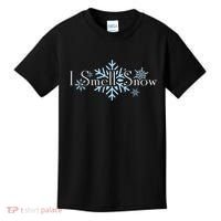 I Smell Snow Winter Christmas Holiday Snowflake Kids T-Shirt thumb 0