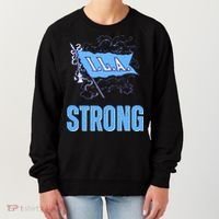 Ila Strong Strike Longshoremen Union Port Workers Union Women's Sweatshirt thumb 0
