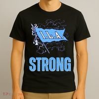 Ila Strong Strike Longshoremen Union Port Workers Union T-Shirt thumb 3