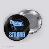 Ila Strong Strike Longshoremen Union Port Workers Union Button thumb 0