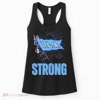 Ila Strong Strike Longshoremen Union Port Workers Union Women's Tank Top thumb 0