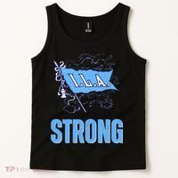 Ila Strong Strike Longshoremen Union Port Workers Union Tank Top thumb 2