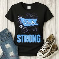 Ila Strong Strike Longshoremen Union Port Workers Union Women's T-Shirt thumb 3