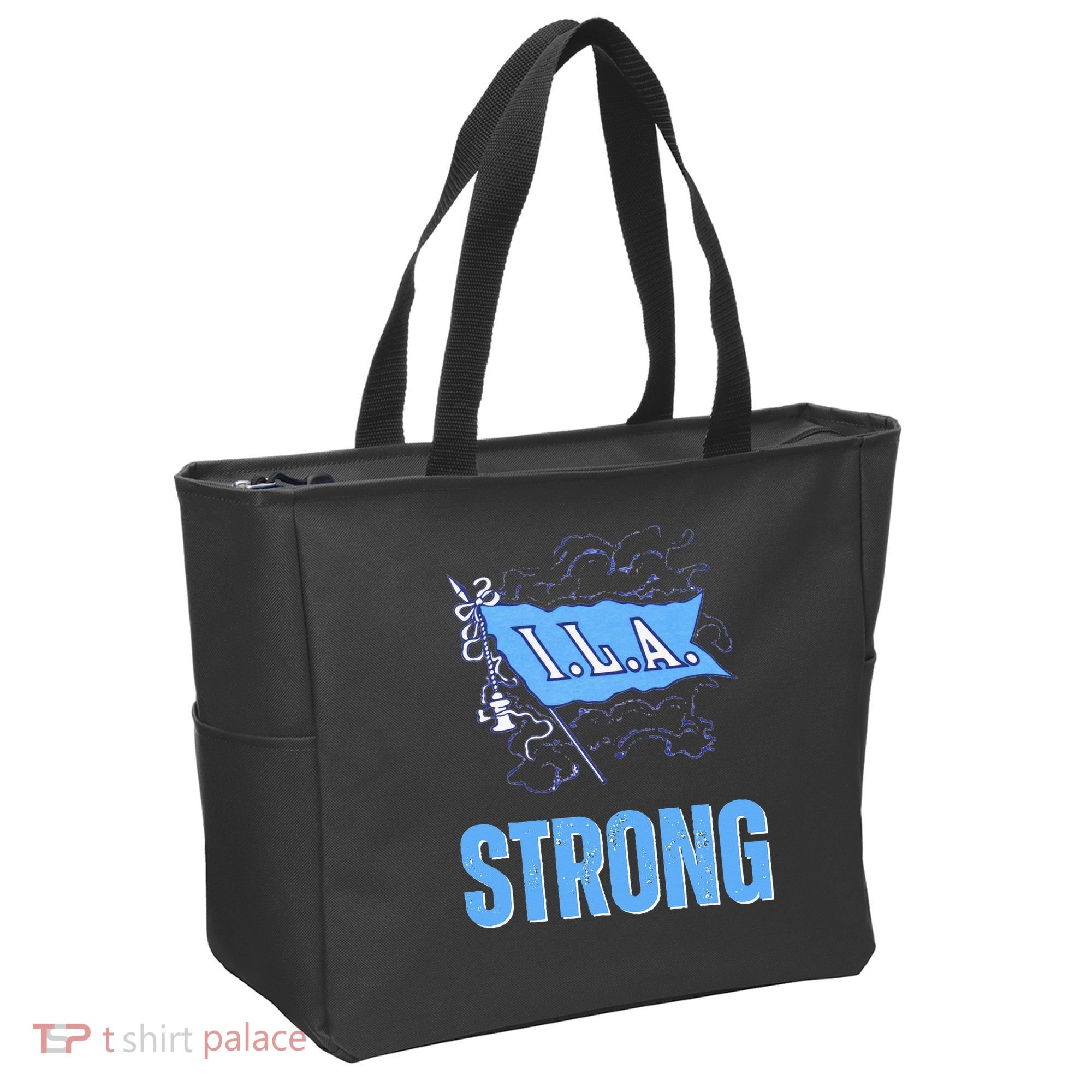 Ila Strong Strike Longshoremen Union Port Workers Union Tote Bag