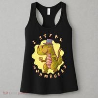 I Steal Shamrocks Dinosaur Women's Tank Top thumb 3