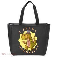 I Steal Shamrocks Dinosaur Tote Bag thumb 0