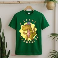 I Steal Shamrocks Dinosaur T-Shirt thumb 2