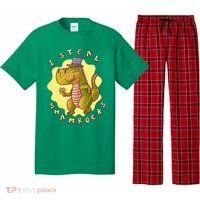 I Steal Shamrocks Dinosaur Pajama Set thumb 0