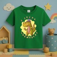 I Steal Shamrocks Dinosaur Toddler T-Shirt thumb 3