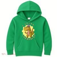 I Steal Shamrocks Dinosaur Kids Hoodie thumb 0