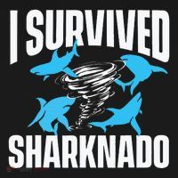 I Survived Sharknado Shark Lover Marine Biologist Ocean Hoodie thumb 7