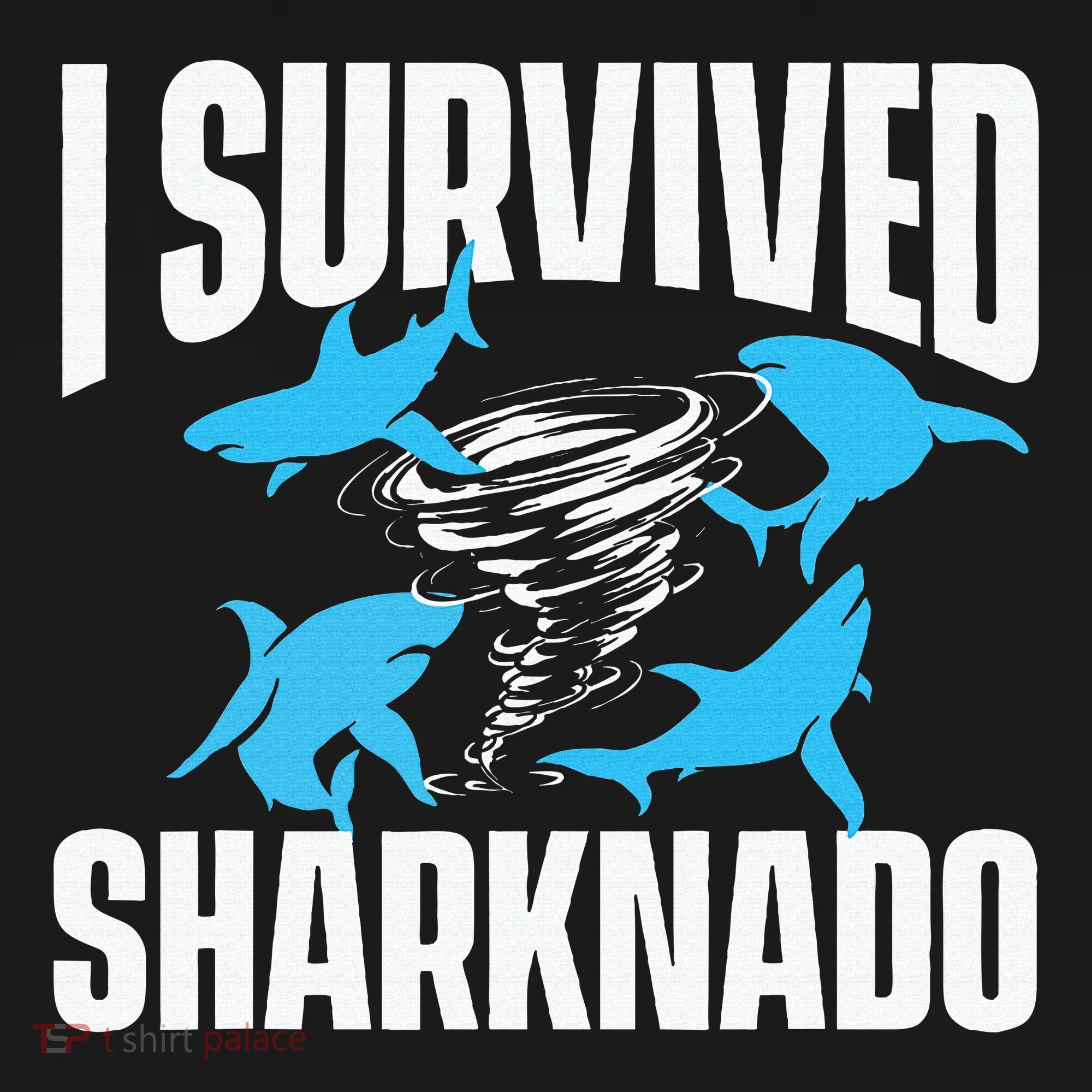 I Survived Sharknado Shark Lover Marine Biologist Ocean Sweatshirt