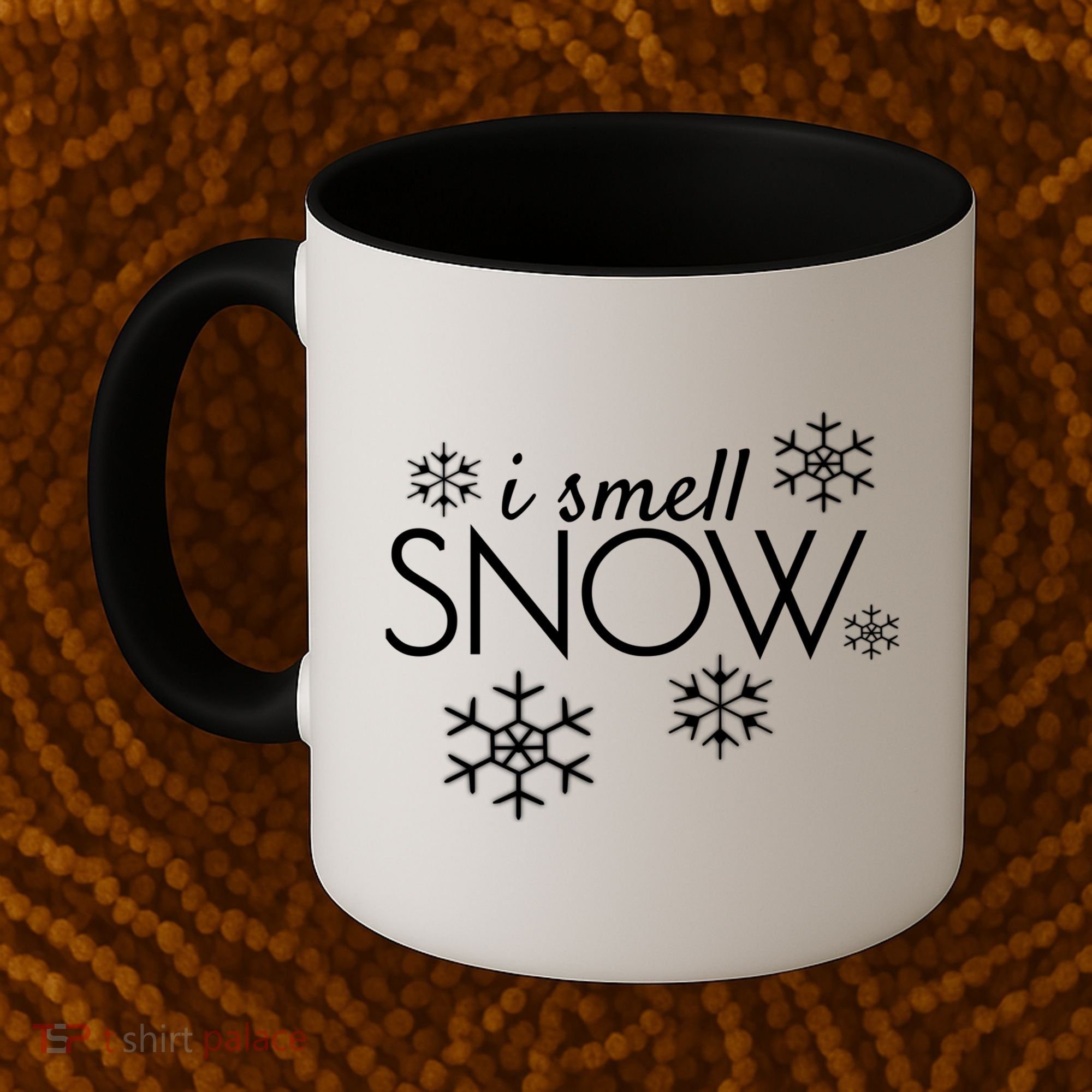 I Smell Snow Cute Gift Funny Holiday Funny Gift Under 20 Snowflakes Gift Coffee Mug