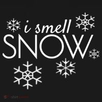 I Smell Snow Cute Gift Funny Holiday Funny Gift Under 20 Snowflakes Gift Women's Hoodie thumb 2