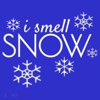 I Smell Snow Cute Gift Funny Holiday Funny Gift Under 20 Snowflakes Gift Hoodie thumb 2