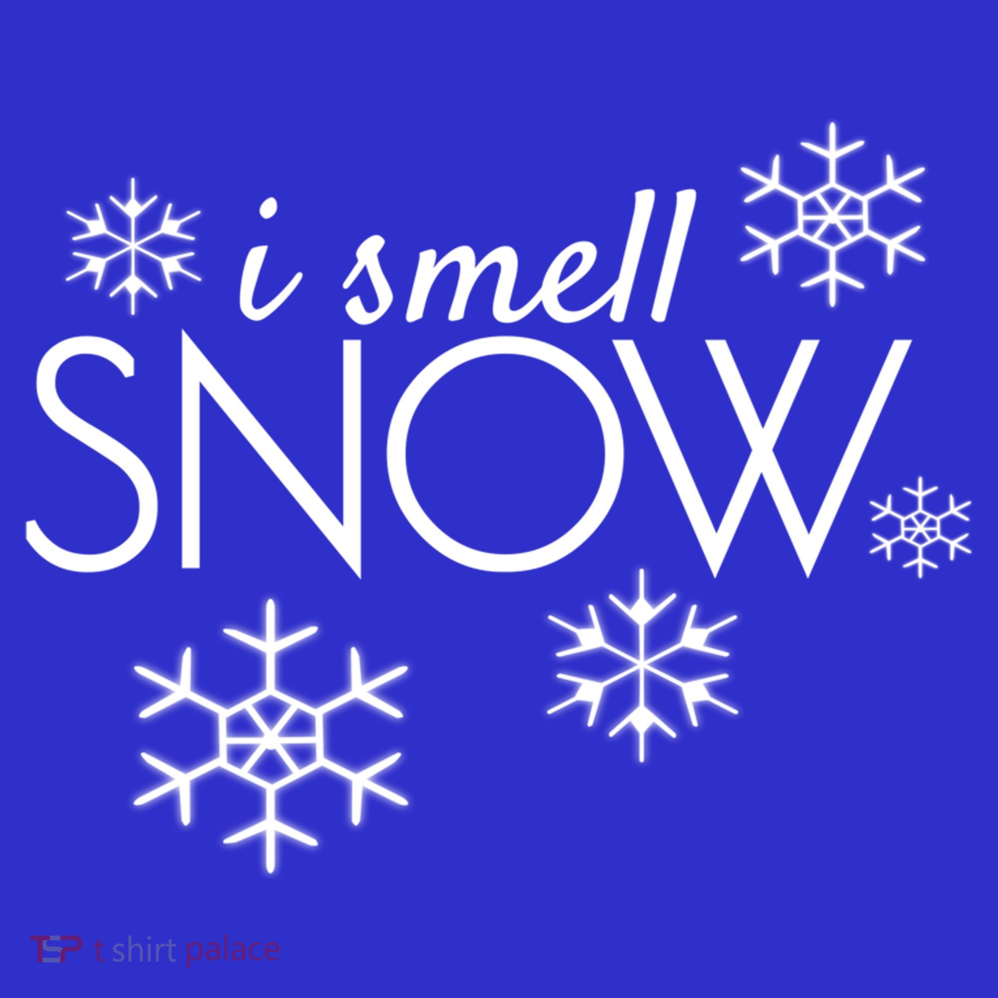 I Smell Snow Cute Gift Funny Holiday Funny Gift Under 20 Snowflakes Gift Toddler Hoodie