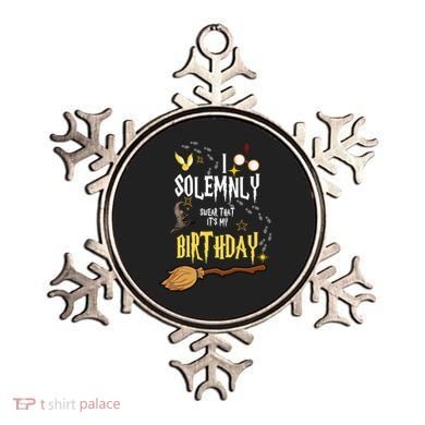 I Solemnly Swear That It's My Birthday Funny Ornament