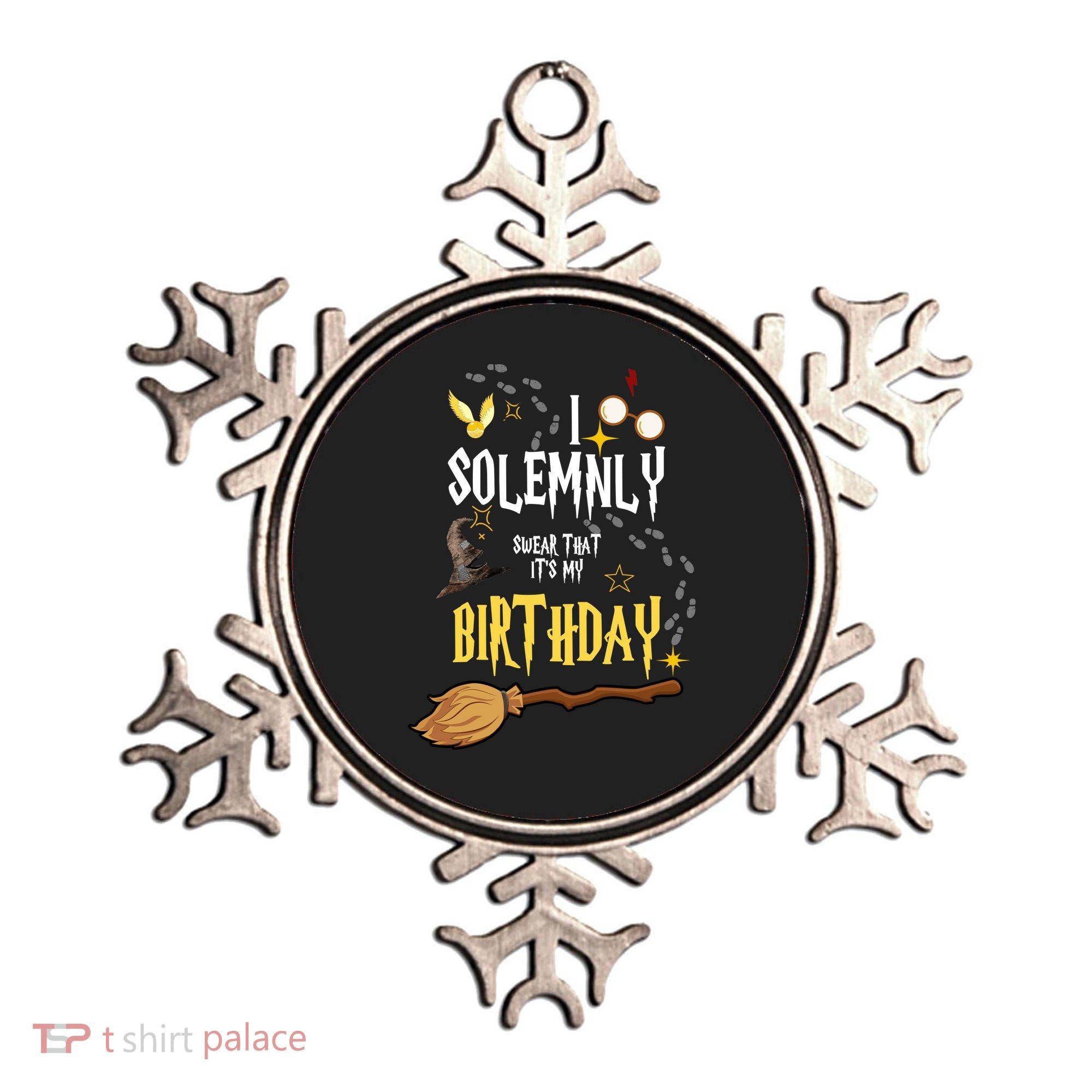 I Solemnly Swear That It's My Birthday Funny Ornament