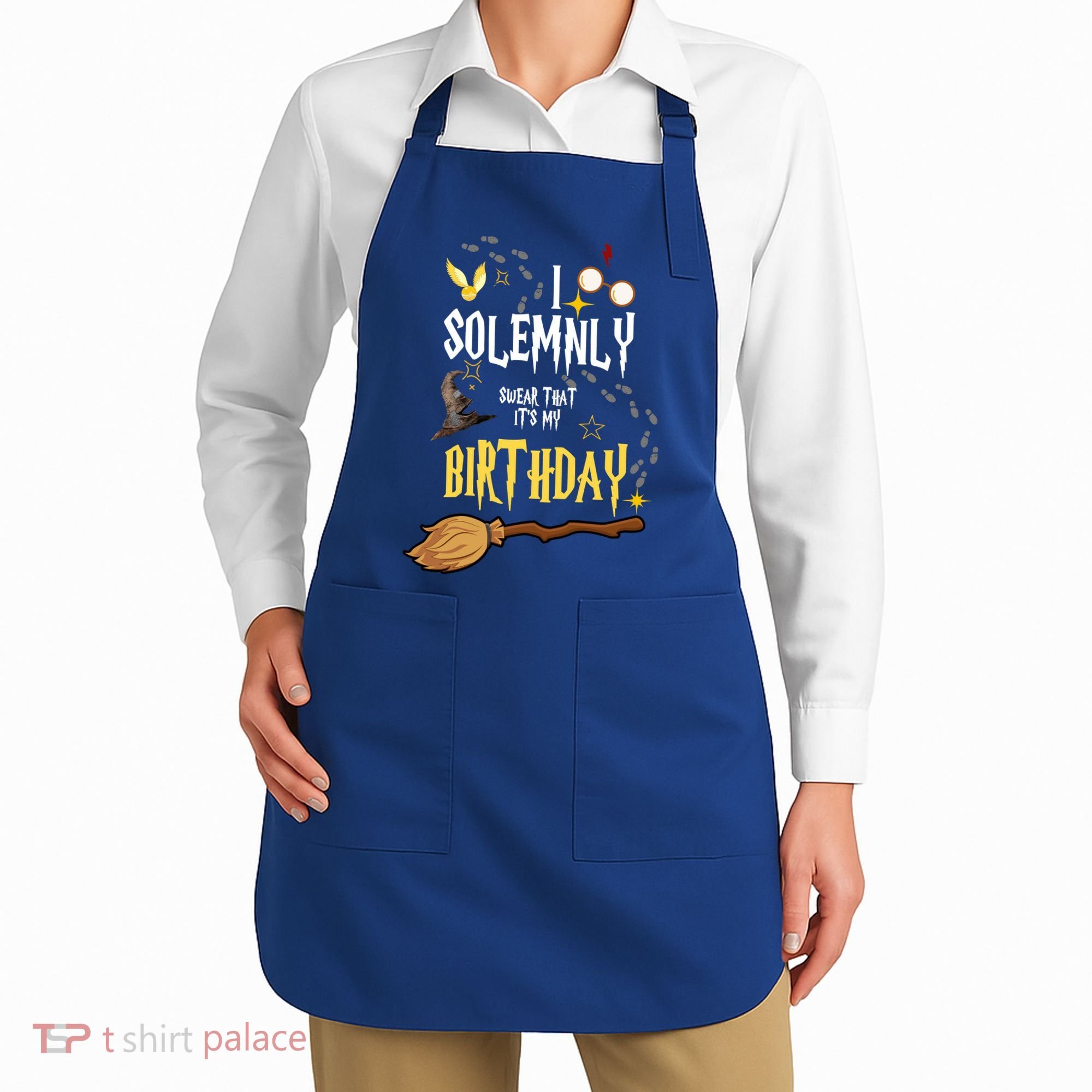 I Solemnly Swear That It's My Birthday Funny Apron