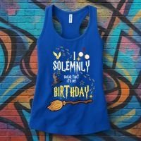 I Solemnly Swear That It's My Birthday Funny Women's Tank Top thumb 3