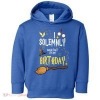 I Solemnly Swear That It's My Birthday Funny Toddler Hoodie thumb 0