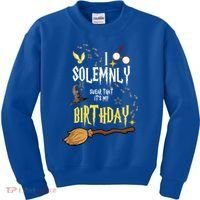 I Solemnly Swear That It's My Birthday Funny Kids Sweatshirt thumb 0