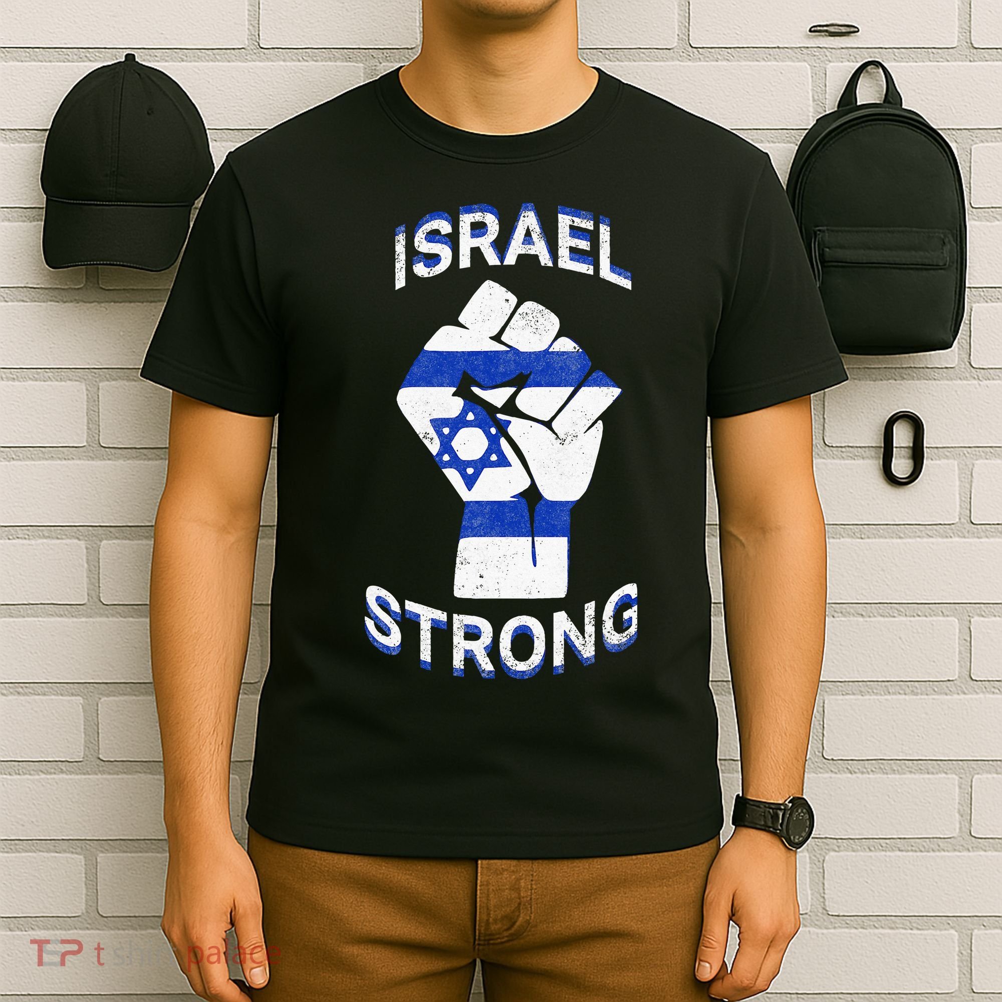 Israel Strong Support Stand With Israel Love Jewish Pride  T-Shirt