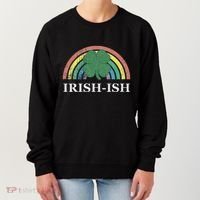 IrishIsh Shamrock St. Patrick's Day Rainbow Saint Paddy's Women's Sweatshirt thumb 0