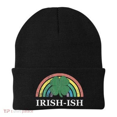 IrishIsh Shamrock St. Patrick's Day Rainbow Saint Paddy's Beanie