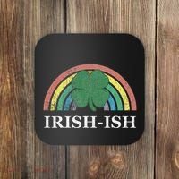 IrishIsh Shamrock St. Patrick's Day Rainbow Saint Paddy's Coaster thumb 0