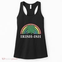 IrishIsh Shamrock St. Patrick's Day Rainbow Saint Paddy's Women's Tank Top thumb 0