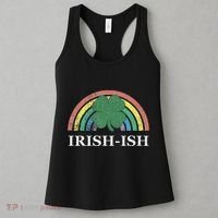 IrishIsh Shamrock St. Patrick's Day Rainbow Saint Paddy's Women's Tank Top thumb 3
