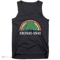 IrishIsh Shamrock St. Patrick's Day Rainbow Saint Paddy's Tank Top thumb 0