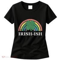 IrishIsh Shamrock St. Patrick's Day Rainbow Saint Paddy's Women's T-Shirt thumb 0