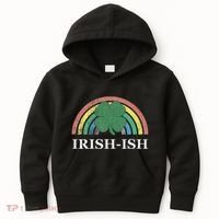 IrishIsh Shamrock St. Patrick's Day Rainbow Saint Paddy's Kids Hoodie thumb 0