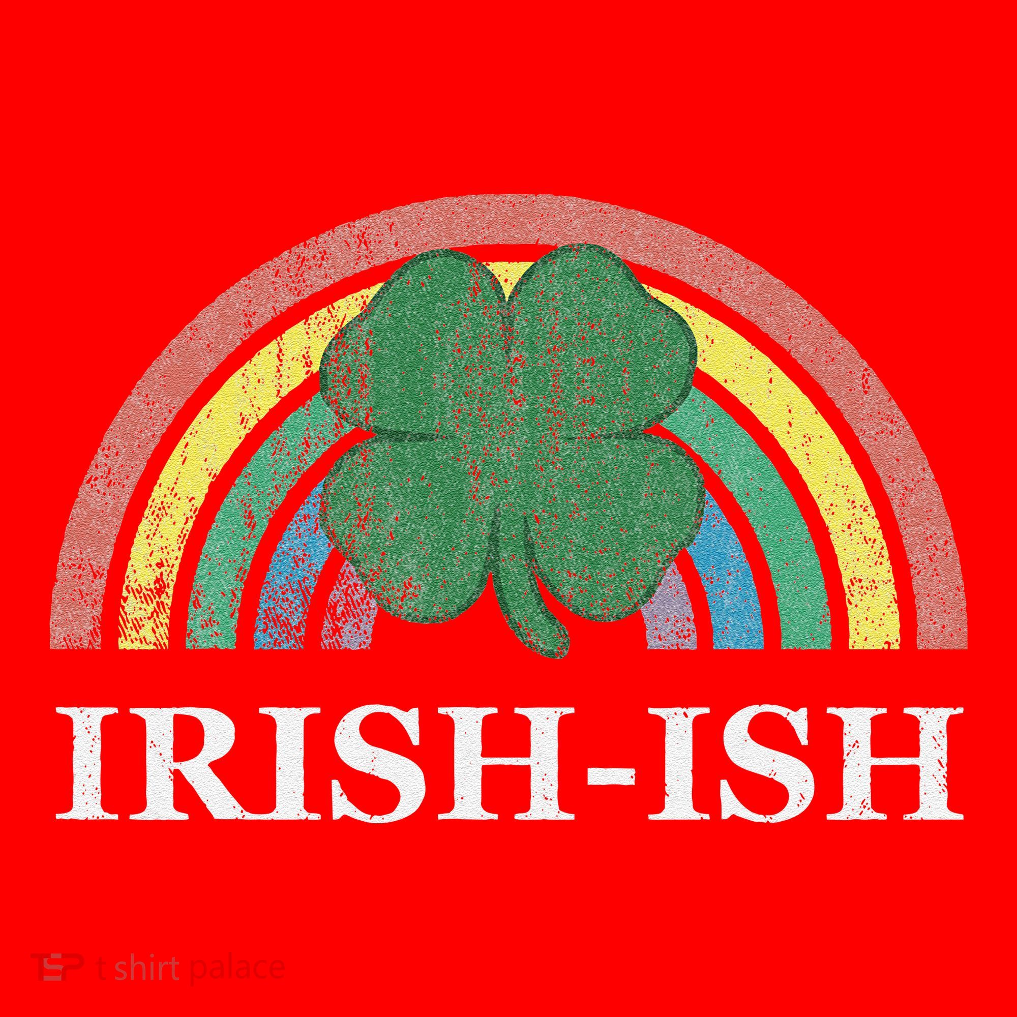 IrishIsh Shamrock St. Patrick's Day Rainbow Saint Paddy's Santa Hat